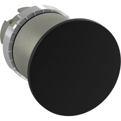 ABB P9MET4NN1 Pilztaster 40mm schwarz, Metall, verrastend, Zug-Entriegelung Taster-Vorsatz, nicht beleuchtbar Kontakthalter und Kontermutter