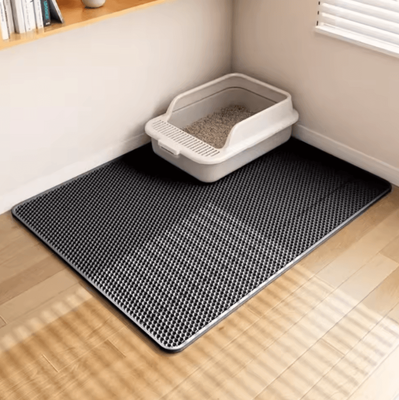 Inspire Curations TrapClean Double Layer Waterproof Cat Litter Mat blalck 30x30cm