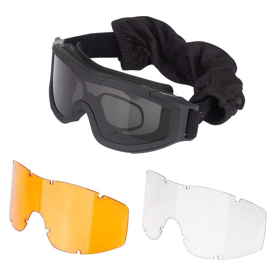 Swiss Eye Brille Nighthawk Pro rubber black laser lens 532/694/1064 braun (18826)