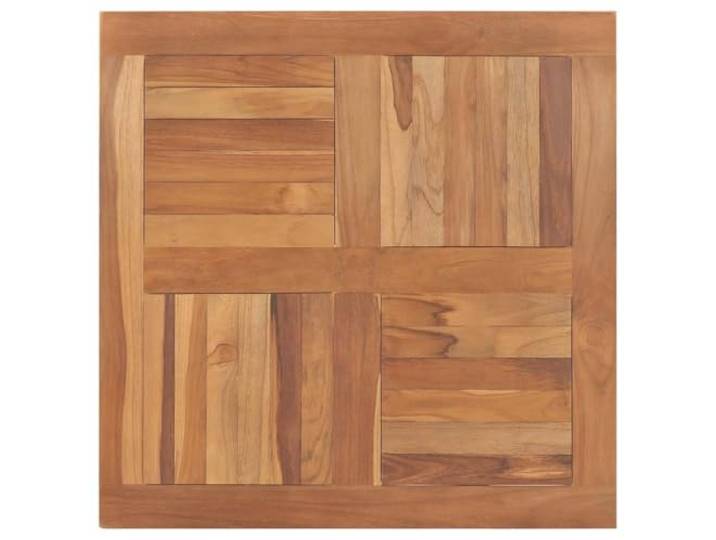 HGPOTUY Massive Teakholz Tischplatte Quadratisch 80×80×2,5 cm Massives Teakholz,kammergetrocknet,fein geschliffen,glatte Oberfläche,leicht zu reinigen,rustikaler Charme
