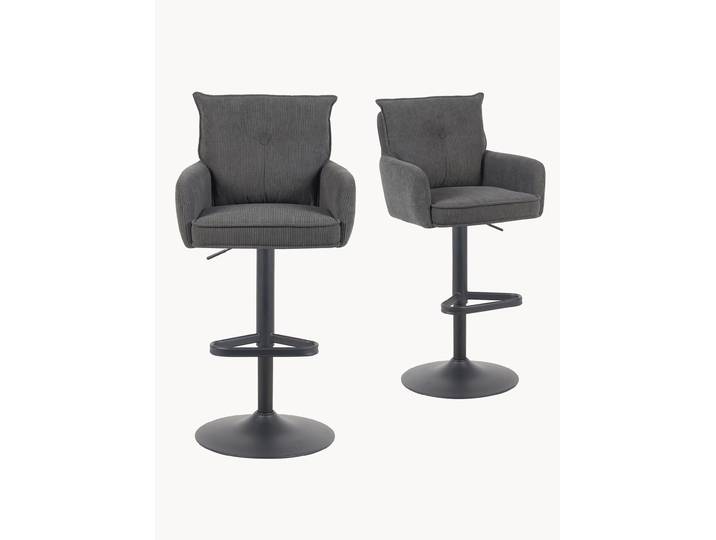Barhocker Kira 2er-Set - Cord oder Samt