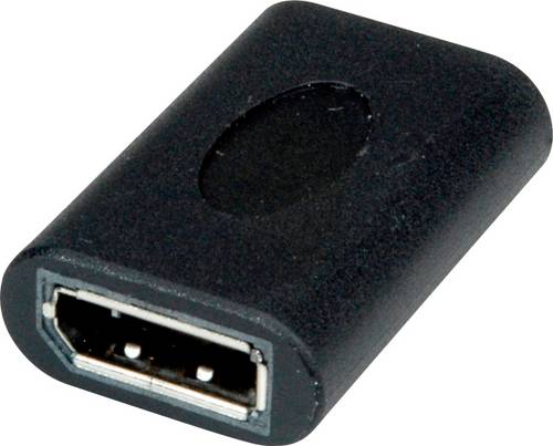 Value 12.99.3165 Adapter [1x DisplayPort Buchse - 1x DisplayPort Buchse] Schwarz