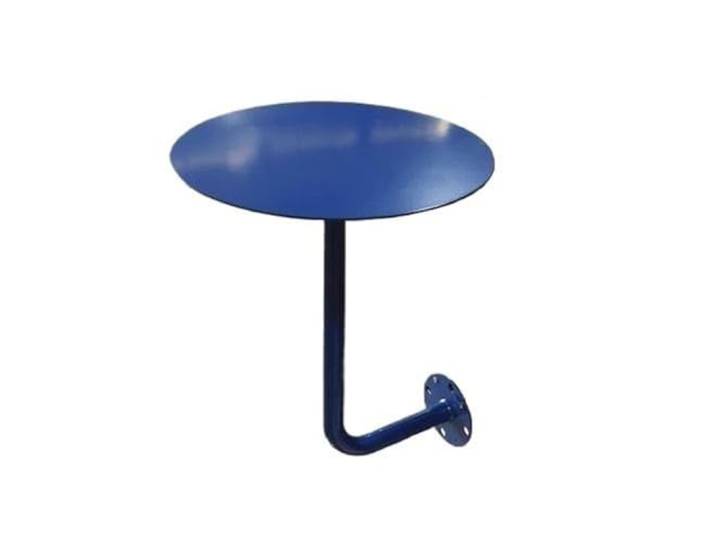DHYUACN Kleiner Runder Wandtisch Platzsparende Bistrotheke zur Café-Wandmontage(40X45CM Klein Blue)