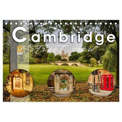 Cambridge street view (Tischkalender 2027 DIN A5 quer), CALVENDO Monatskalender