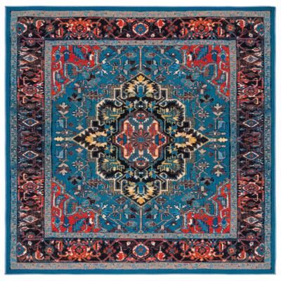 SAFAVIEH Journey Machine Washable Slip Resistant Lupe Oriental Medallion Rug