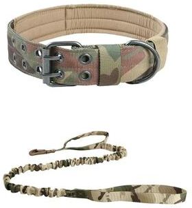Uplift Essentials Professional Heavy Duty Tactical Dog Collar And Training Leash Set cp xl