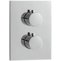 Herzbach Nano Fertigmontageset 11.503055.3.01 Unterputz-Brause-Thermostat square, chrom