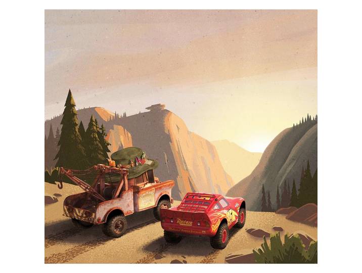FOTOTAPETE CARS SUNDOWN