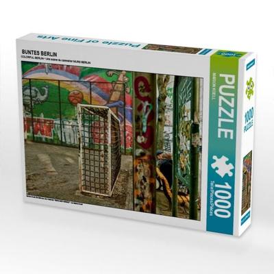CALVENDO Puzzle BUNTES BERLIN | 1000 Teile Lege-Größe 64x48cm Foto-Puzzle für glückliche Stunden