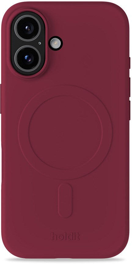 iPhone 16 - Holdit Soft MagSafe Case - Red Velvet