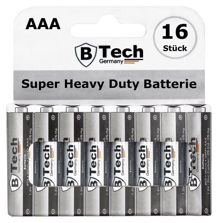 Bahama Batterij R03 AAA Supersterk 16 stuks