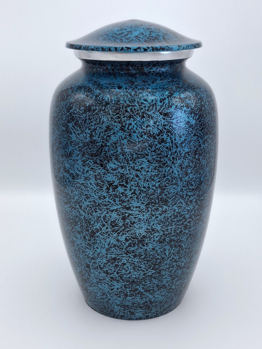 Grote Urn Aqua Field 14082A - Turquoise Blauw