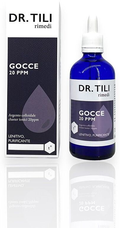 Tilab Argento Colloidale Puro cluster ionico 20 ppm 100ml Dr.Tili