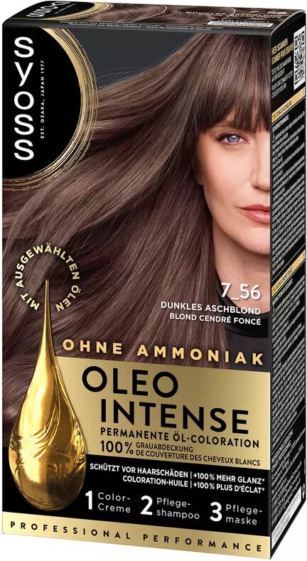 Syoss - Oleo Intense Öl-Coloration, 150  ml, _ Dunkles Aschblond