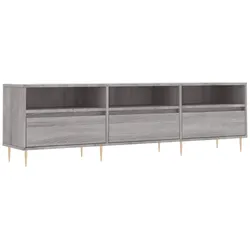 vidaXL TV-Schrank Grau Sonoma 150x30x44,5 cm Holzwerkstoff