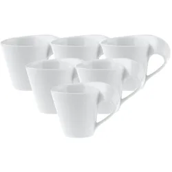 ESPRESSOTASSEN NewWave Caffè weiß 80 ml 6er Set