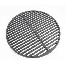 Baumarktplus Grillrost Ø 34,3 cm rund emailliert Rost Grillgitter Gusseisen Grillplatte