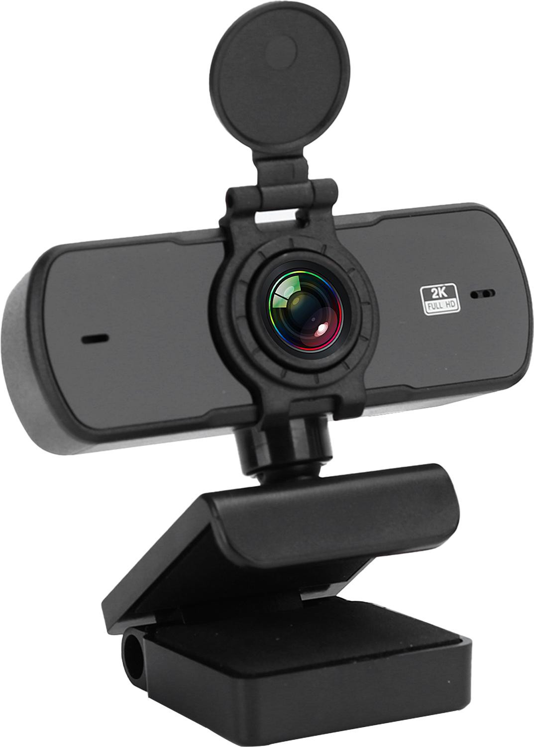 Garosa 2K Webcam met microfoon voor live uitzendingen, 1440P, USB-computer camera, PPC-05