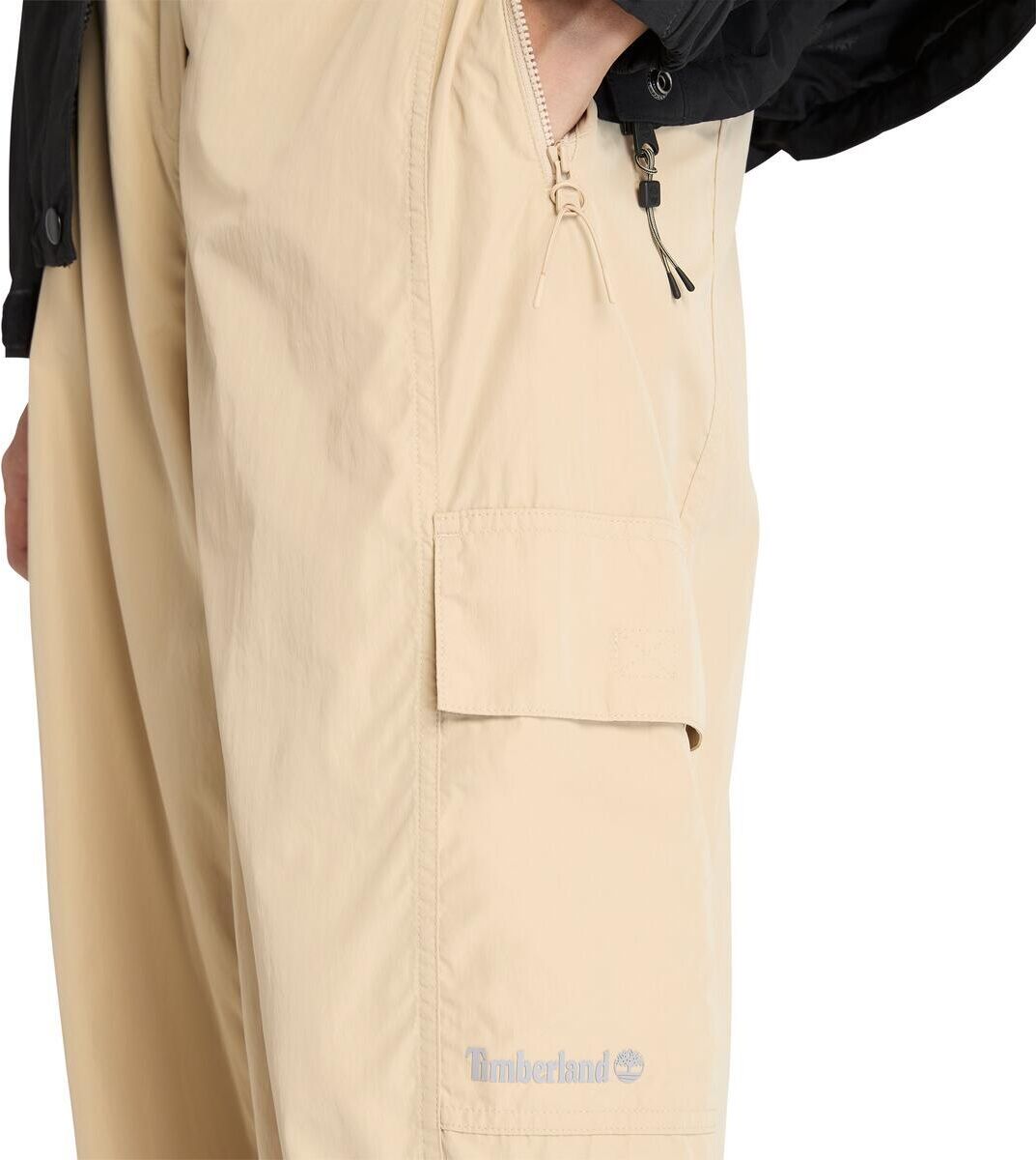Funktionshose TIMBERLAND "PARACHUTE PANTS", Damen, Gr. L, N-Gr, beige (safari), Obermaterial: 100% Nylon, Hosen Funktionshose, atmungsaktives Material, aus Nylon, schnell trocknend safari L, N-Gr