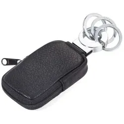 TROIKA POCKET CLICK Schlüsselring Schwarz, Silber
