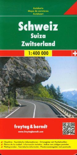 Freytag-Berndt und Artaria KG - Freytag Berndt Autokarten, Schweiz - Maßstab 1:400 000 - Preis vom 01.10.2026 17:08:56 h