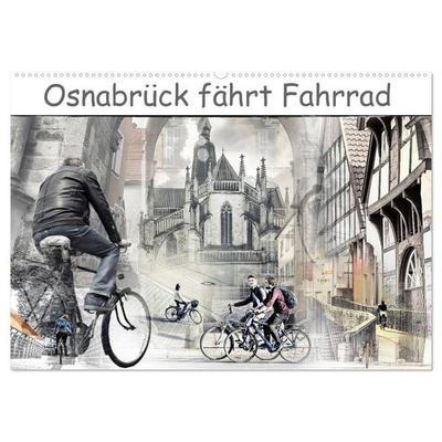Osnabrück fährt Fahrrad (Wandkalender 2027 DIN A2 quer), CALVENDO Monatskalender