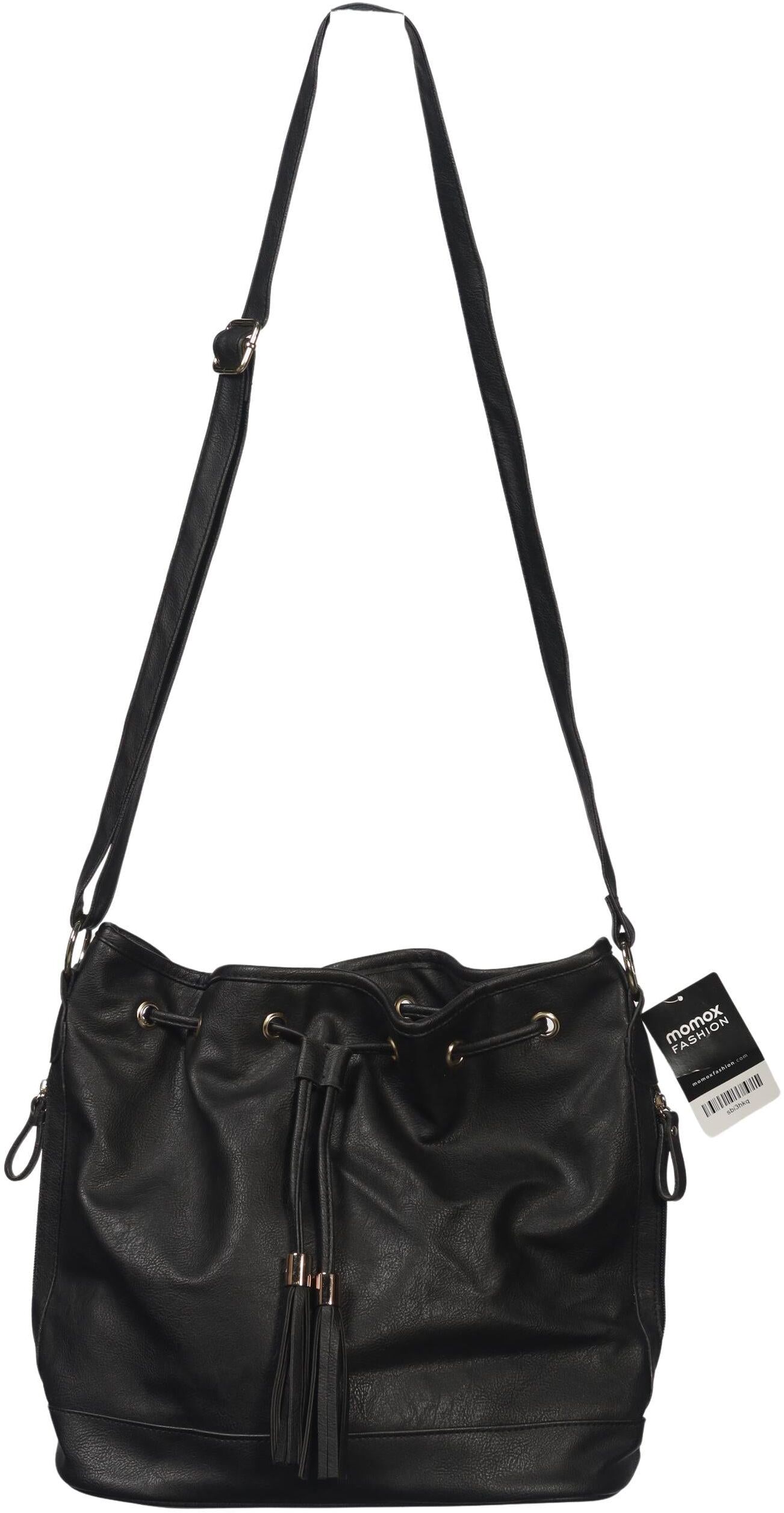 even odd Damen Handtasche gross, Schwarz, Kunstleder - Second Hand