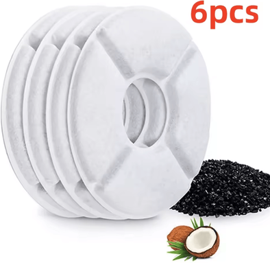 Inspire Curations PureFlow Activated Carbon Water Fountain Filter Set a