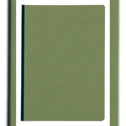 Clairefontaine 5x Notizbuch AgeBag A5 Leinen kariert 96 Blatt - Grün 795423C