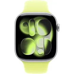 APPLE 46mm Neon Gelb Sportarmband - M/L