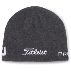 Titleist TOUR MERINO BEANIE - (0C1) Charcoal/White