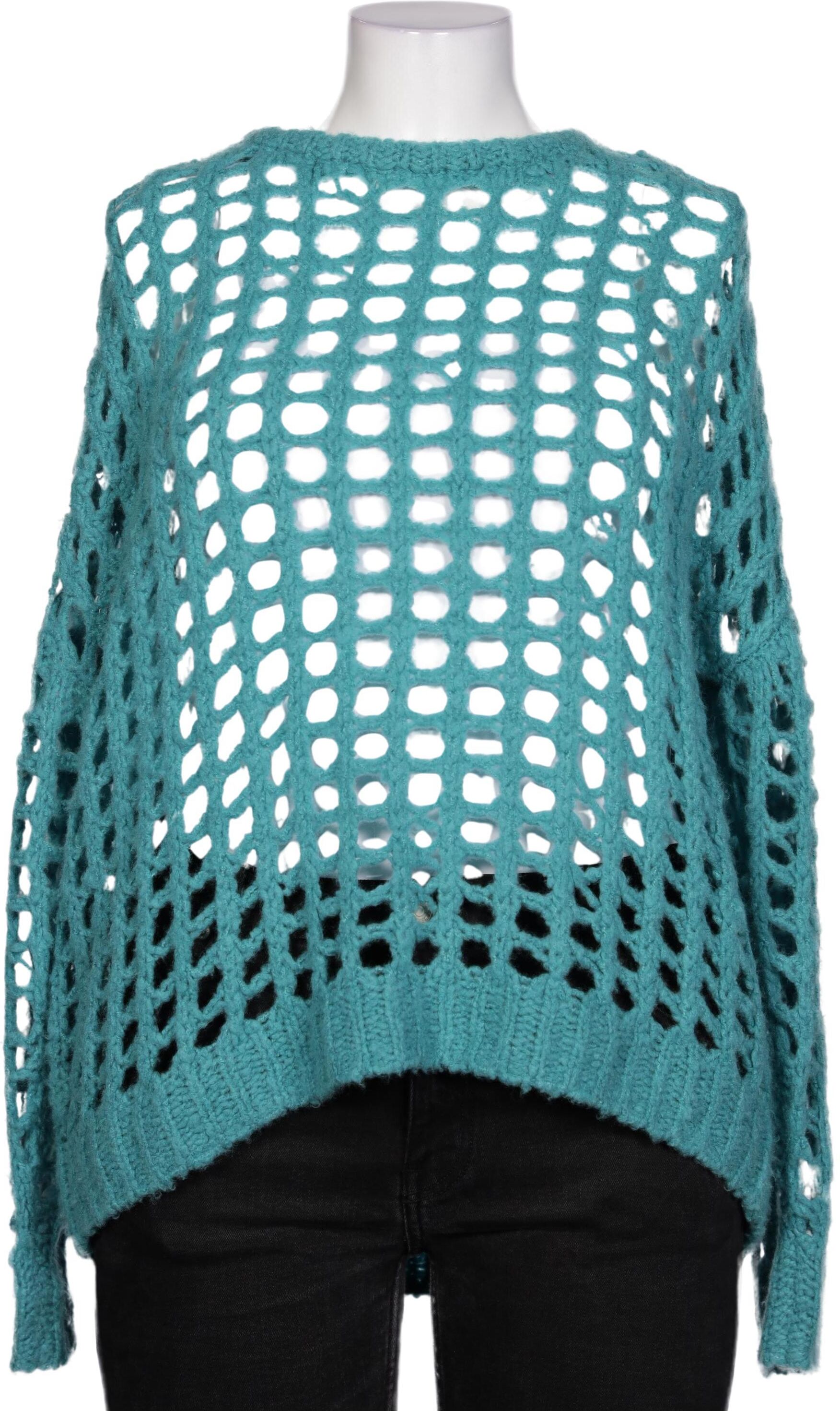 Include Damen Pullover, Türkis, Gr. EU 48, kein / Etikett - Second Hand