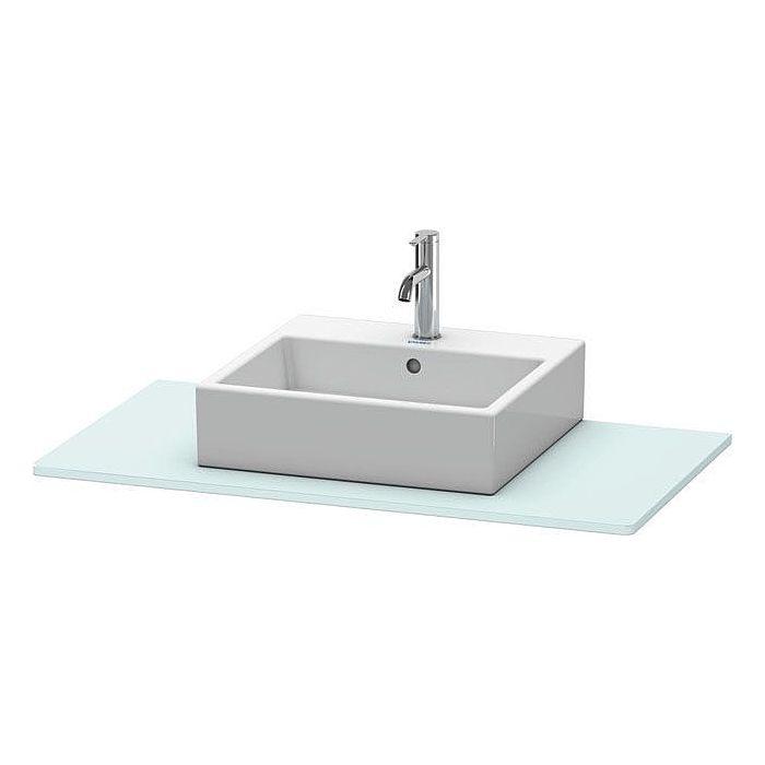 Duravit XSquare Konsole XS060E00909 100x55cm, mit 1 Ausschnitt, Lichtblau matt