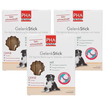 PHA GelenkStick für Hunde 3-er Set 3x7 St Stäbchen