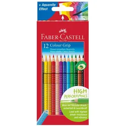 FABER-CASTELL Colour GRIP Buntstifte farbsortiert - 12 Stück