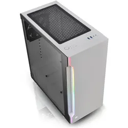 Thermaltake H200 TG Snow RGB (ATX, Mini-ATX, Mini-ITX), PC Gehäuse, Weiss