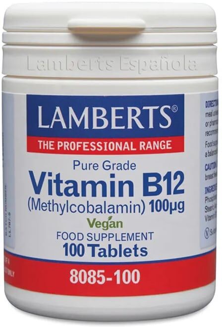 Lamberts Vitamina B12 100µg 100 Tabs