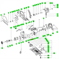 Festool Kohle für TS 55 EBQ, 2Stk.