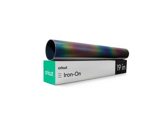 Cricut Thermocollant Réfléchissant Arc-en-Ciel 30\,5cm x 48cm (12\ x 19\ ) Pour toutes les machines de découpe Cricut