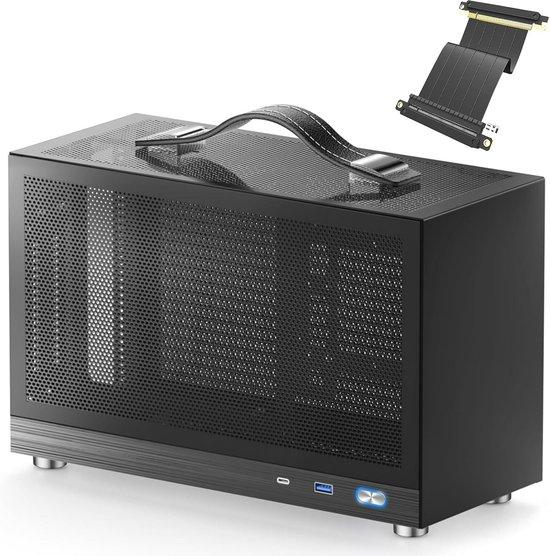 Mini-ITX Gaming Case mit USB 3.0 und Type-C Port - Schwarz