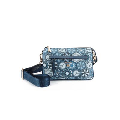 Schultertasche GATTINONI "Teodosia Daily Crossbody Bag Damen", Damen, Gr. B/H/T: 7cm x 16cm x 7cm onesize, blau (lapislazuli), PVC, Polyurethan, Taschen Schultertasche, Schultertasche Damen, Abendtasche, Fashion, Lifestyle, Sale