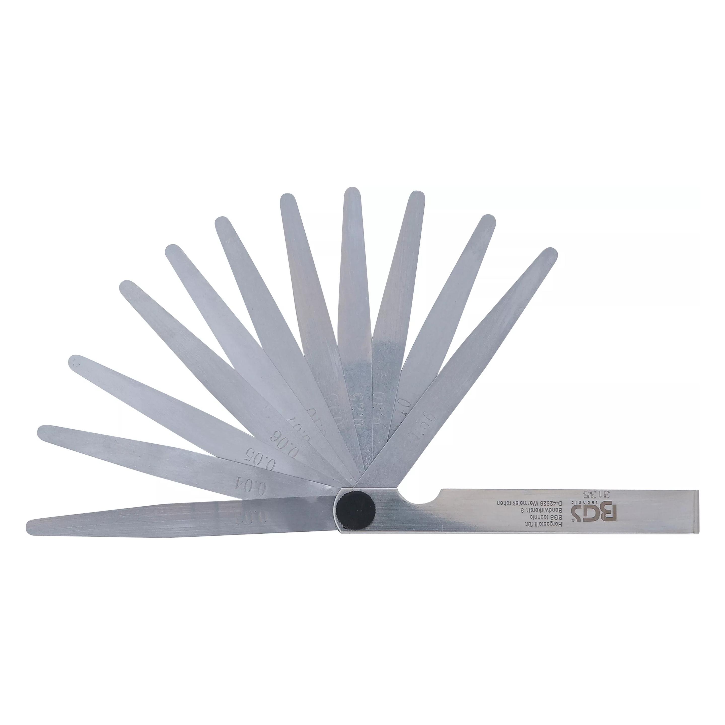 BGS Spezial-Fühlerlehre | 11-tlg. (15 cm) (3135)
