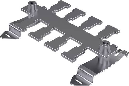 Hebotec 1041-002C 1041-002C Kabelabfangleiste Kabelabfangschiene Edelstahl, Stahl 1St.