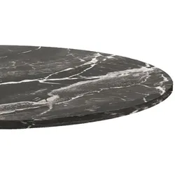 Restootab - Tischplatte Ø70 Dekor Marmor royal