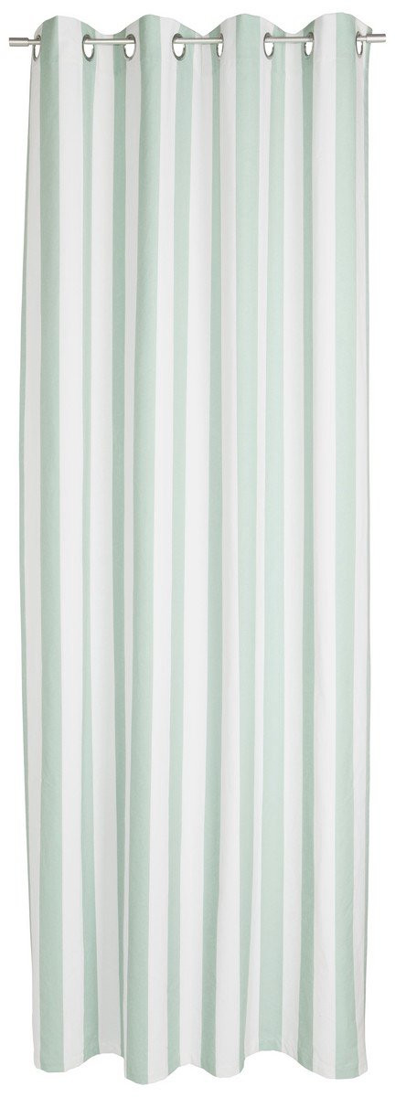 Mireille gordijn mintgroen 140 cm x 260 cm met 8 ringen