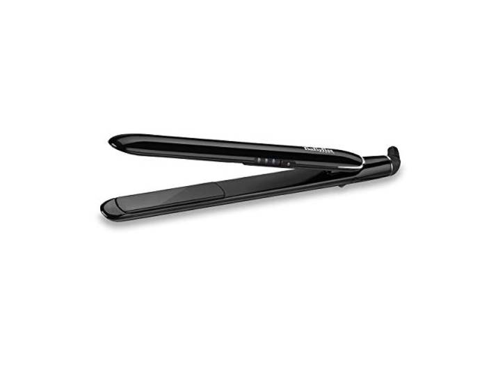 BaByliss ST255E Sleek Finish 230 Stijltang, 3 Temperatuurinstellingen [180-230°C], Tourmaline-Keramische Platen, Multi-Voltage voor Wereldwijd Gebruik