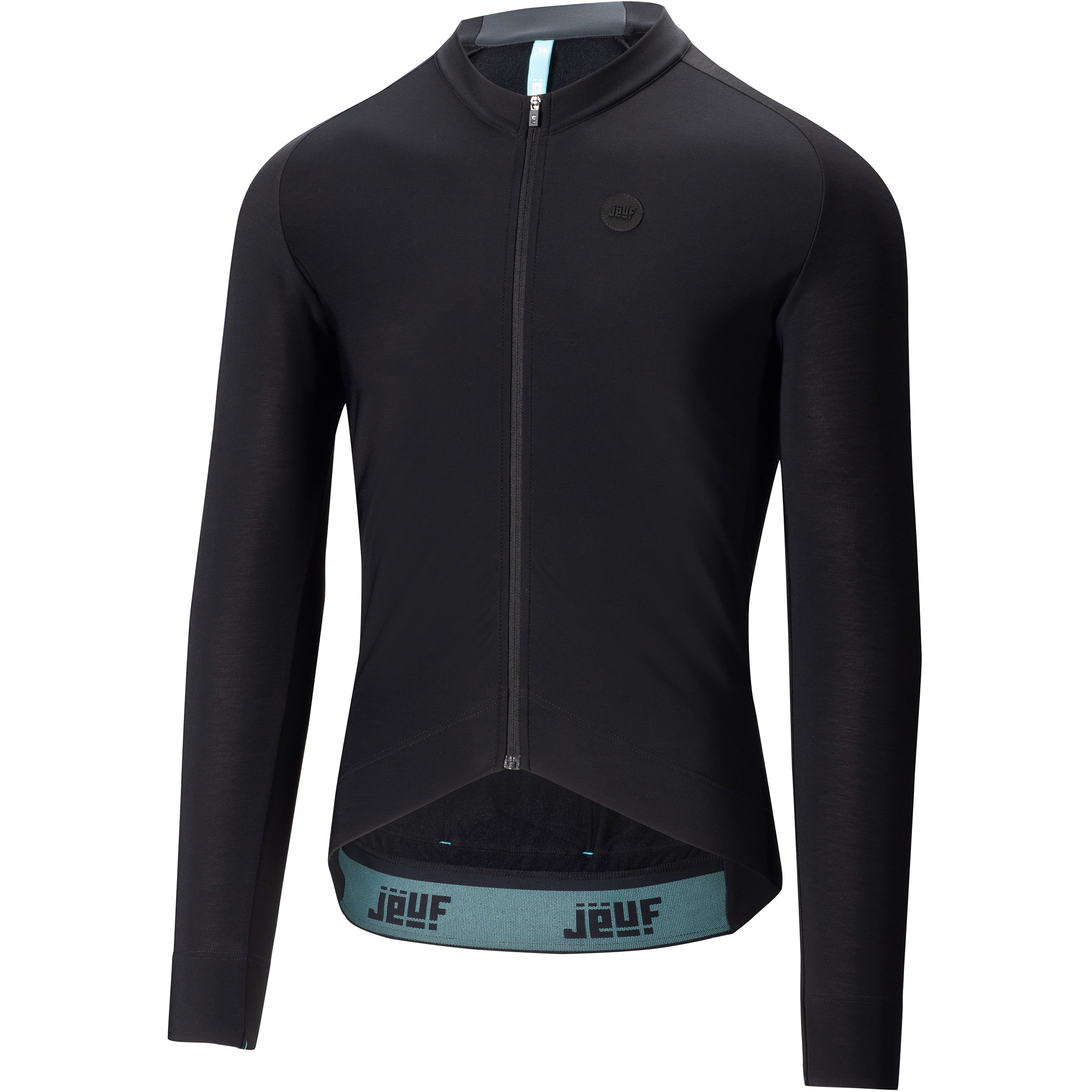 Bergzeit Basics Jeuf Pro Thermal Radtrikot Herren Radtrikots schwarz Größe XXL Mountainbike | Rennrad | Gravel Hautfreundlich