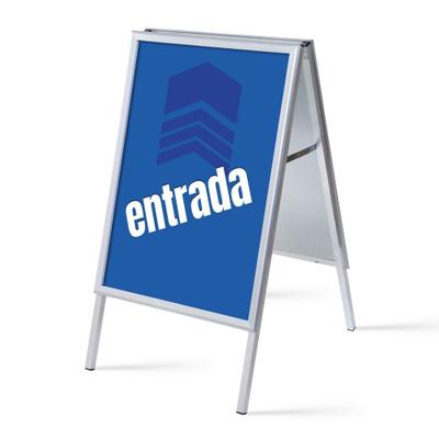 SHOWDOWN Displays Showdown Kundenstopper - DIN A1 - Komplett-Set - Entrada Spanisch - Blau/Schwarz