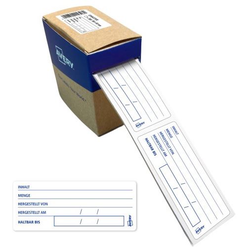 AVERY Zweckform HACCP Etiketten weiß 98,0 x 40,0 mm, 300 St.