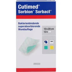 Cutimed 10x20 Sorbion Sorbact 12 ST
